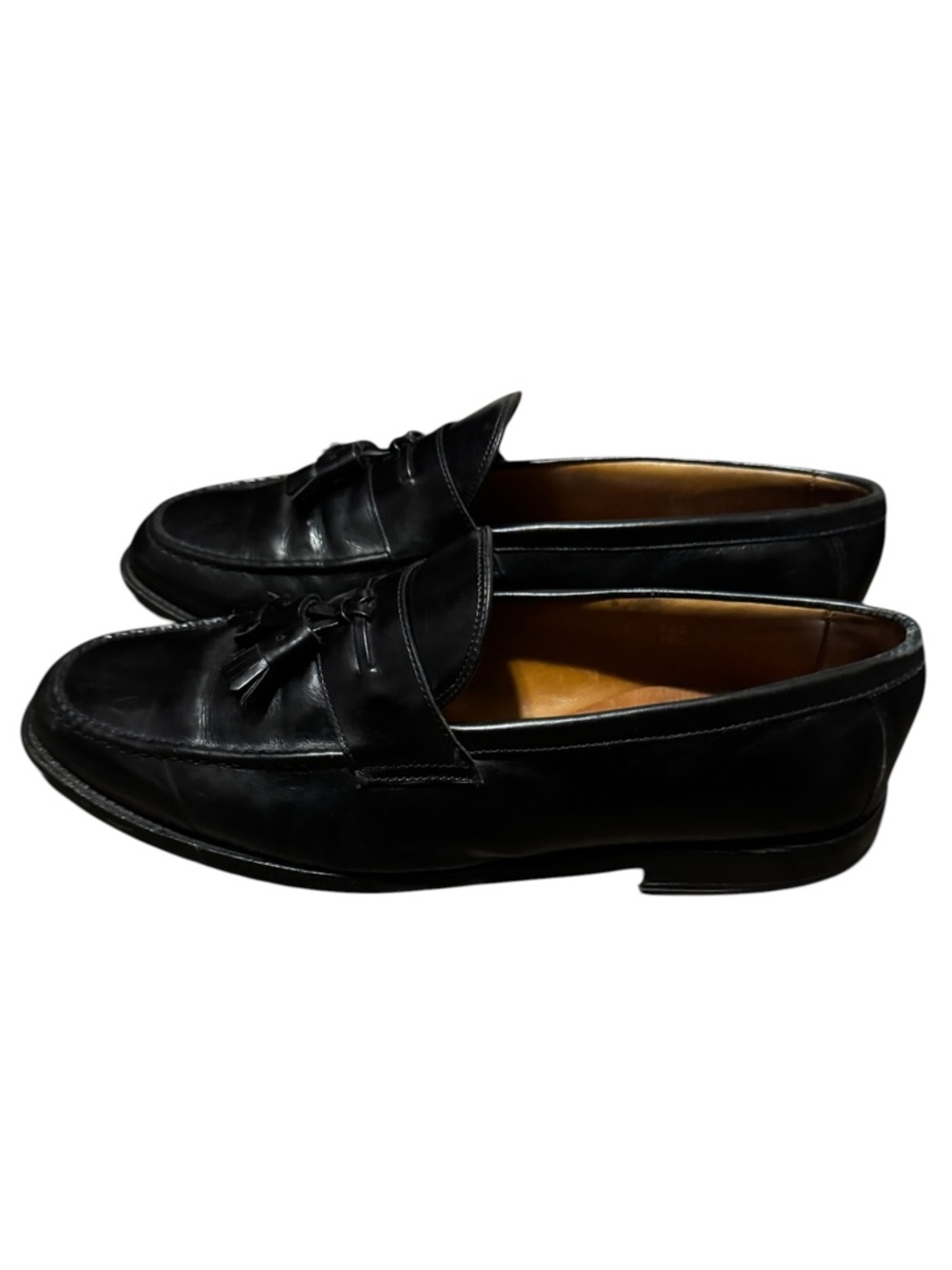 Allen Edmonds Black Leather Tassel Loafers Mens Size 11 Business Casual Slip On